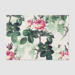 Vintage Roses Tissue Paper