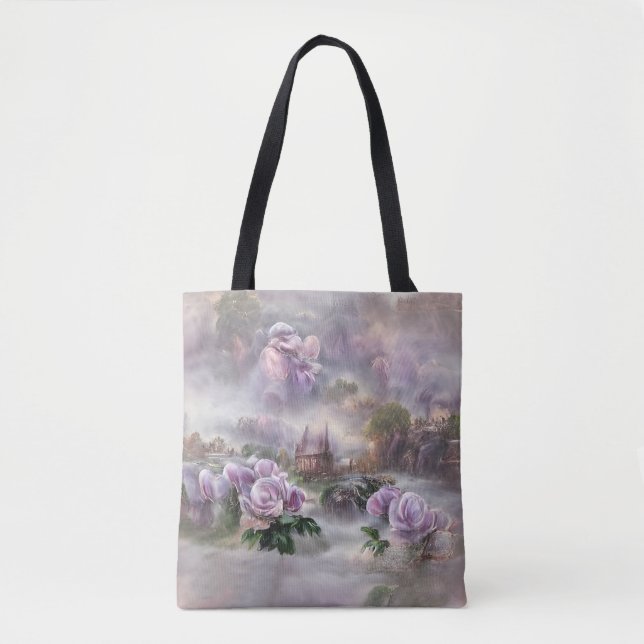 Vintage Roses Tote Bag (Front)