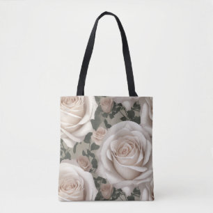 Vintage Roses Tote Bag