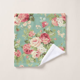 Vintage Roses Wash Cloth