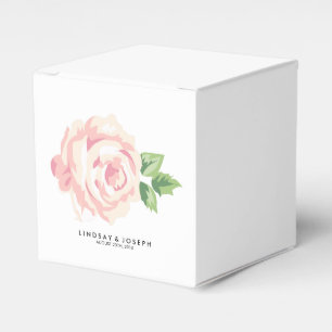 Vintage Roses Wedding Favour Box