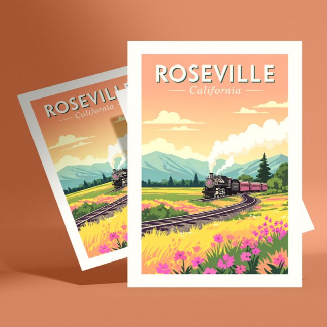 Vintage Roseville California Postcard (Creator Uploaded)