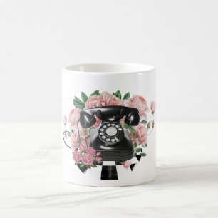 Vintage Rotary Phone Coffee Mug