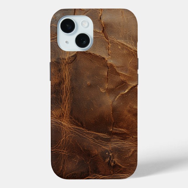 Vintage Rough Leather Texture  Case-Mate iPhone Case (Back)