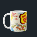 Vintage Route 66 Mug<br><div class="desc">A wonderful,  colourful vintage postcard for Route 66 repurposed!</div>