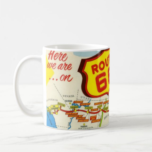 Vintage Route 66 Mug (Left)