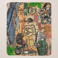 Vintage Route 66, nostalgic poster.