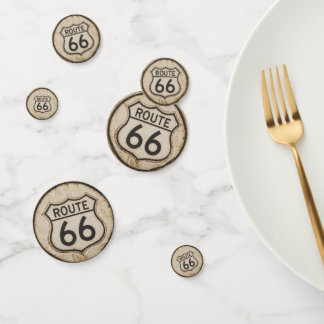 Vintage Route 66 Road Trip Confetti