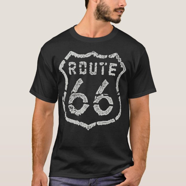 Vintage Route 66 T-Shirt (Front)