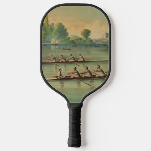Vintage Rowers Crew Race Boat Race Pickleball Paddle