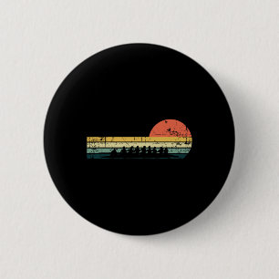 Vintage Rowing Crew Funny Rower Boating Team Gift 6 Cm Round Badge