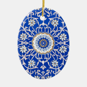 Vintage Royal Blue Ornament
