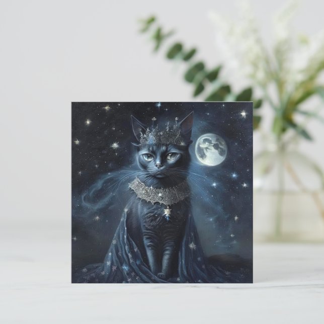 Vintage Royal Cats Save The Date (Standing Front)