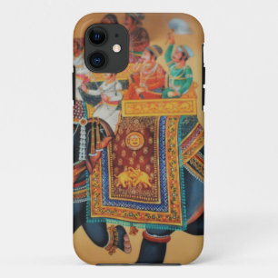VINTAGE ROYAL INDIAN WEDDING PROCESSION  ELEPHANT iPhone 11 CASE