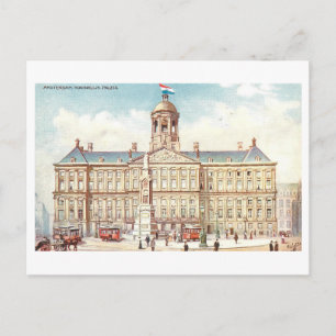 Vintage Royal Palace, Amsterdam Postcard
