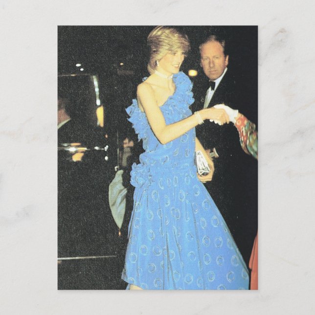 Vintage Royalty, Diana at a fashion show Postcard (Front)