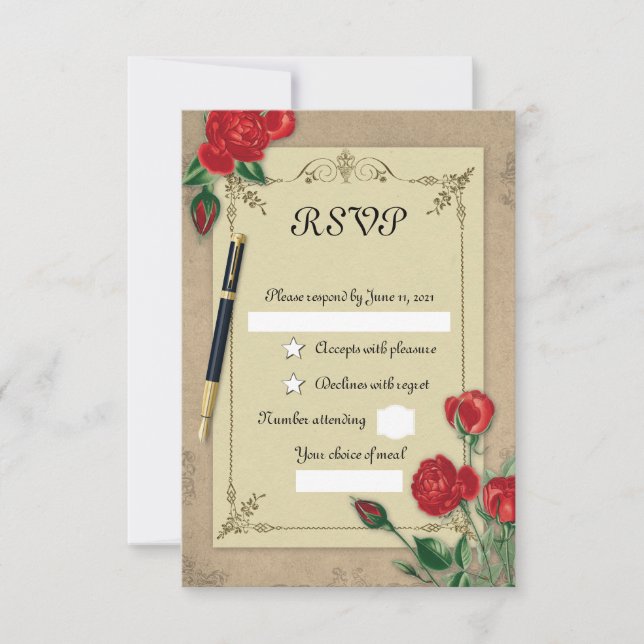 Vintage RSVP Card (Front)