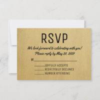 Vintage RSVP Card Mid Century Response Cards