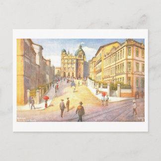 Vintage Rua de Sao Bento, Bahia, Brazil Postcard