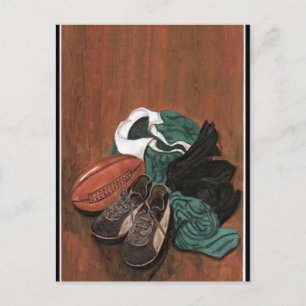Vintage Rugby Postcard