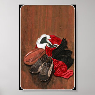 Vintage Rugby Poster