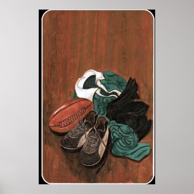 Vintage Rugby Poster (Front)