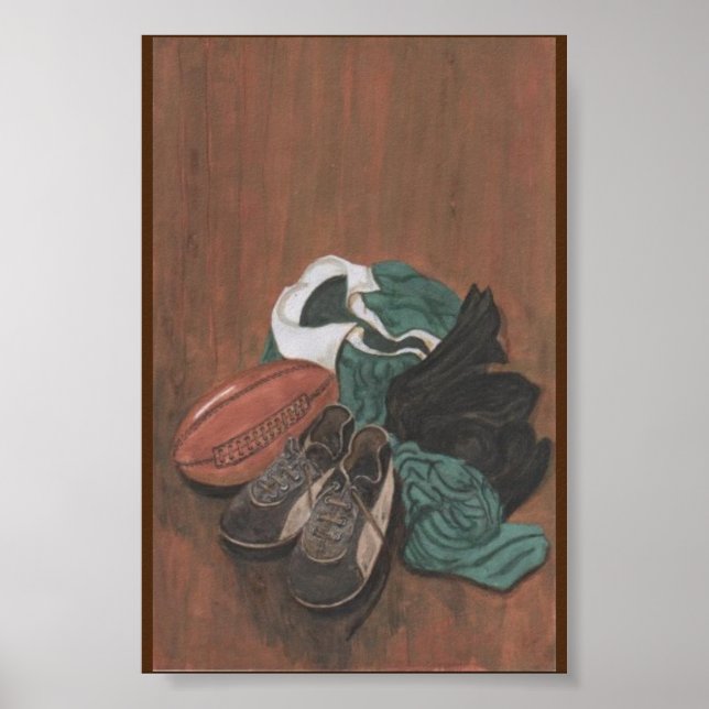 Vintage Rugby Poster (Front)