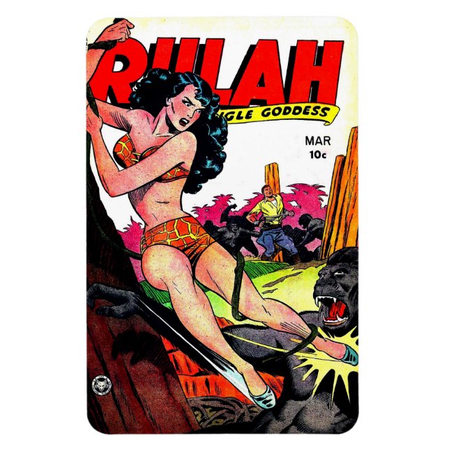 Vintage Rulah 1949 Comic Magnet (Vertical)
