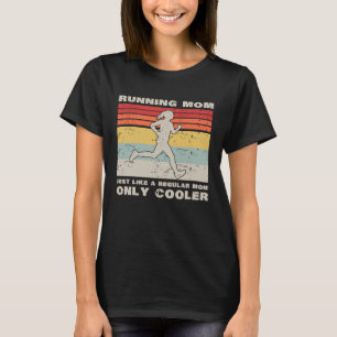 Vintage Running For Women Mum Marathoner Runner Co T-Shirt