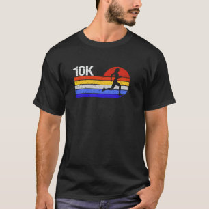 Vintage Running Group 10K Run Race Retro Runner Wo T-Shirt