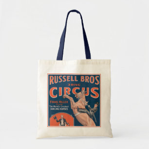 Vintage Russell Brothers Circus Poster. Tote Bag
