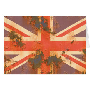 Vintage Rusted United Kingdom Flag