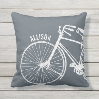 Vintage Rustic Bicycle + Any Colour Personalised