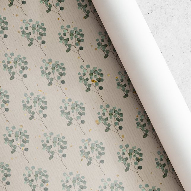 Vintage Rustic Christmas Laurel Wrapping Paper (Creator Uploaded)