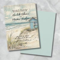 Vintage Rustic Elegant Coastal Beach Wedding