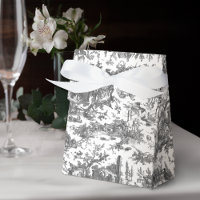 Vintage Rustic Farm French Toile-Black & White