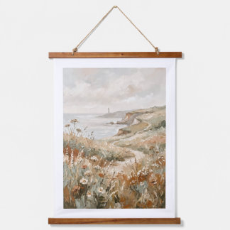 Vintage Rustic Farmhouse Landscape Oil Painting Hanging Tapestry