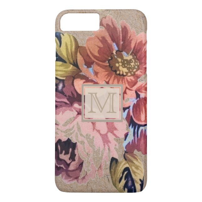 Vintage Rustic Floral Case-Mate iPhone Case (Back)