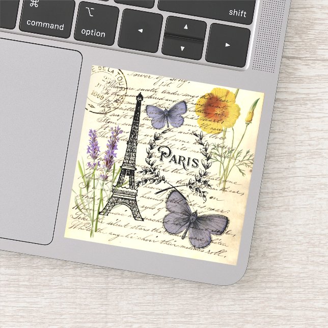 vintage rustic french eiffel tower Paris Party (Detail)