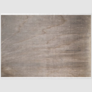 Vintage Rustic Grunge Wood Decoupage Tissue Paper