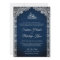 Vintage Rustic Lace Navy Blue Islamic Wedding
