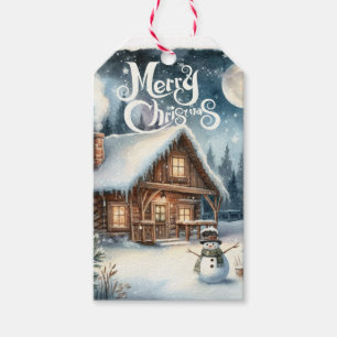 Vintage/Rustic/Snowman/Christmas Gift Tags