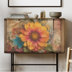 Vintage Rustic Sunflower Decoupage   Tissue Paper