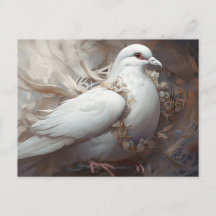 Vintage Rustic Wedding Dove