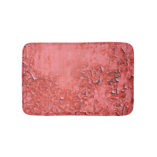 Vintage Rusty Iron Wall Texture Bath Mat