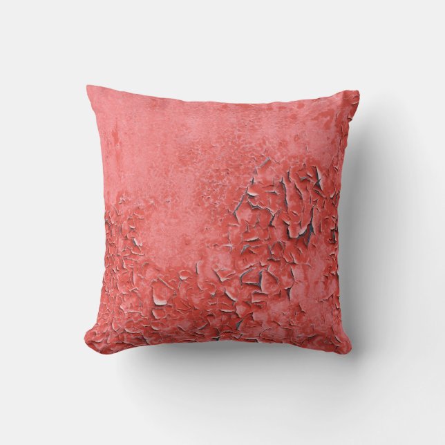 Vintage Rusty Iron Wall Texture Cushion (Front)