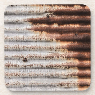 Vintage Rusty Metal Coaster
