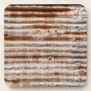 Vintage Rusty Metal Coaster