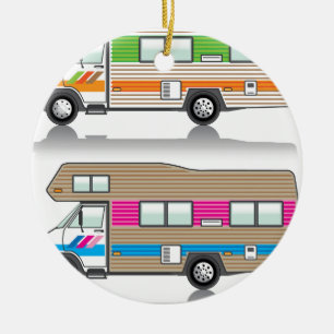 Vintage RV Ceramic Tree Decoration