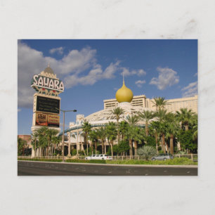 Vintage Sahara Hotel Las Vegas Postcard